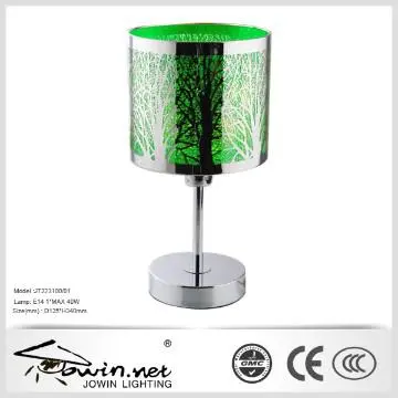 Green Sliver Stripes Beauty Table Lamp