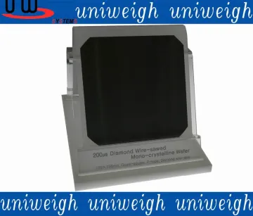 8" full square diamond wire sawed monocrystalline mono silicon wafer