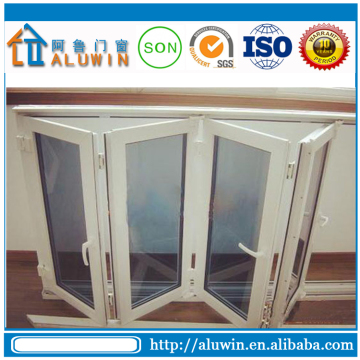 Hot Sales Silver Anodized Aluminum Folding Window