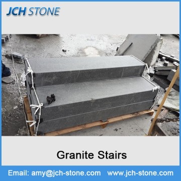 China most popular grey granite stairs