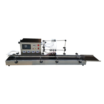 Fully Automatic 4-Head Liquid Filling Machine for Juice, Beverage, Milk, and Coffee Production Lines