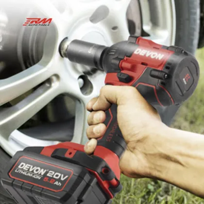 Max Power 380NM 5 Torque Li-Ion Battery Power Wrench 20V Cordless Impact Wrench