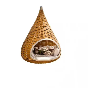 Most Popular wicker rattan chaise Beautiful design Weaving Rattan unique day bed Rattan Day Bed