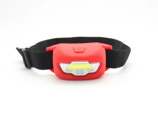 New Flood Detachable LED Headlamp, Silicon Headlamp, COB Headlamp with red light