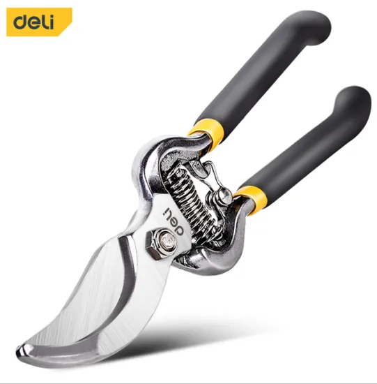 Deli EDL2778 hand tools Garden Shears 8" Plastic handle & carbon steel blade