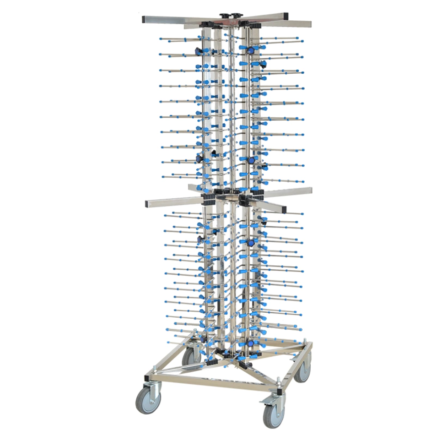 Trolley de dressing en acier inoxydable d'urgence AG-GS003 OEM