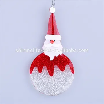Christmas father and snowball ornament new style santa decoration