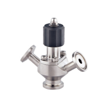 Manual aseptic sample valve