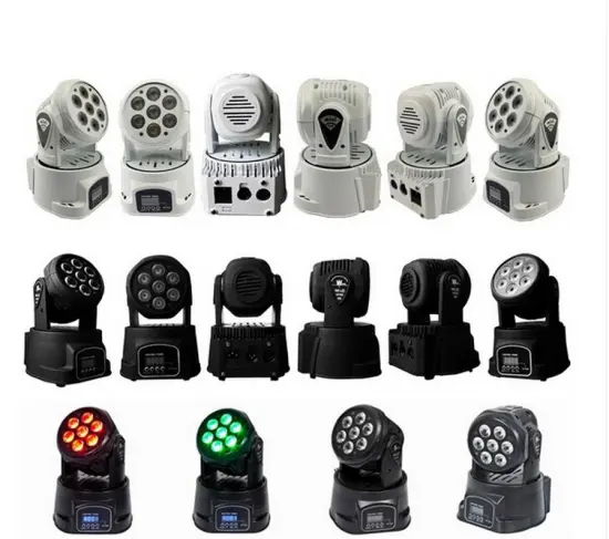 Mini Disco DJ Lights 7PCS X 12W RGBW Wash 4 In1 Moving Head Light Stage for Sale