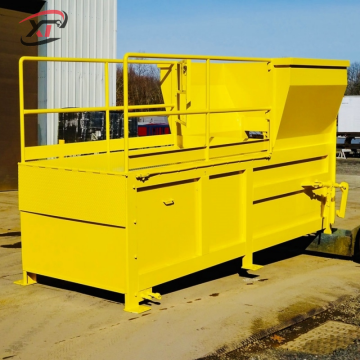 High Quality Small Standalone Garbage Compactor for Industrial Garbage Recycling