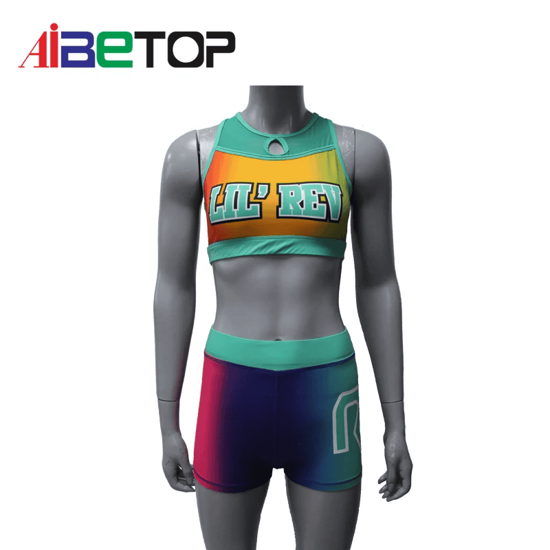 Youth Girls Cheerleading Comfortable Team Practice Wear2