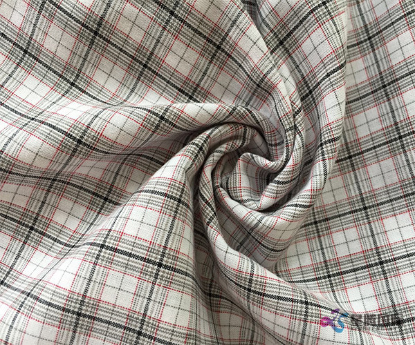 Colorful 100% Cotton Check Design Shirting Fabric