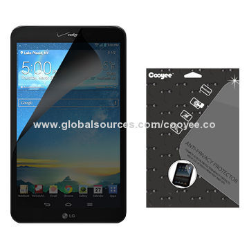 New Spy Privacy Screen Protector for LG G Pad 8.3 LTE, New Packaging, Harmless to Eyes, OEM/ODM