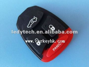 Top quality Chrysler 3+1 buttons pad,rubber key pad,replacement pad