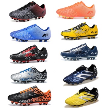 Wholesale Outdoor Soccer Shoes: Non-Slip FG Long Spikes, Turf Training Cleats