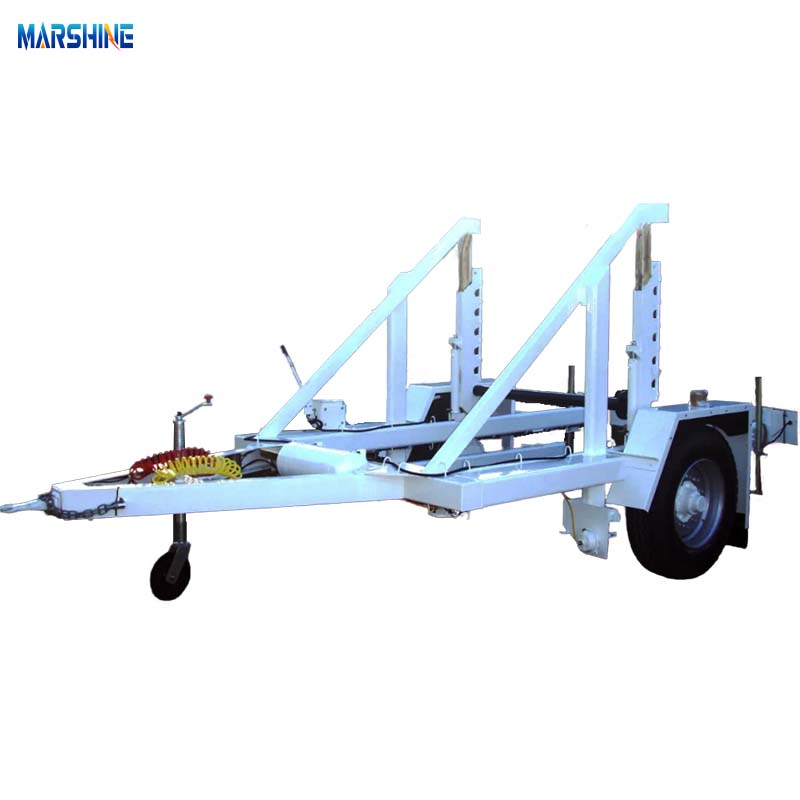 MARCD-140 Hydraulic Suspended Alloy Steel Cable Drum Trailer