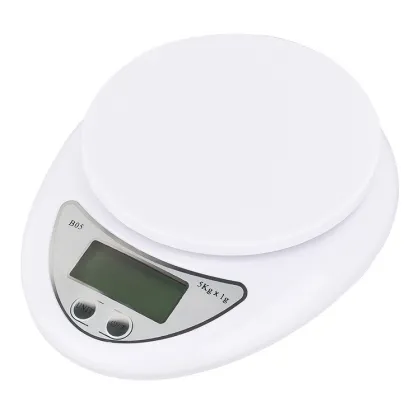Mini Digital Kitchen Scale for Baking - Plastic Electronic Weigh Scale