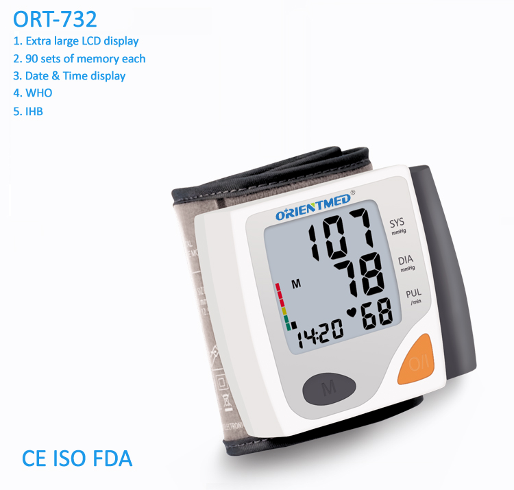 Ort732 Wrist Blood Pressure Monitor