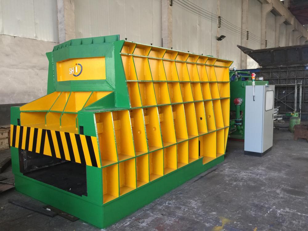 Heavy-duty Heavy Metal Scrap Container Shear Cutting Machine
