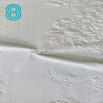 2016 new design silk linen knitted mattress ticking fabric factory Hangzhou