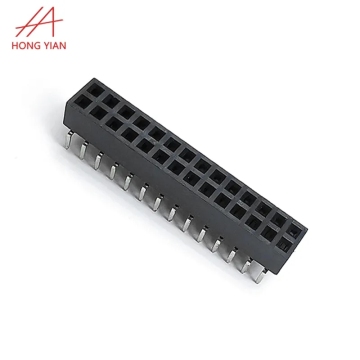 Dual Single Row SMT Female Pin Header Connector