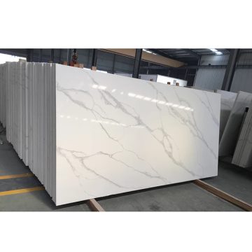 Artificial Quartz Tiles for Kitchen Countertops - White Quartz Stone for Hotel