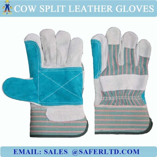 Cow Hide Leather Safety Hand Gloves, High Quality Cow Hide Leather