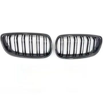 BMW 3 Series E92/E93 M3 Carbon Fiber Grills for Front Bumpers (2006-2009)