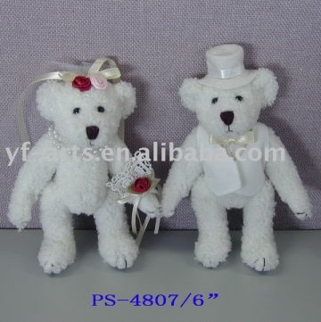 Wedding Bears,stuffed teddy bear,plush teddy bear