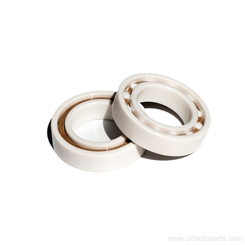 temperature 6200 ZRO2 ceramic bearing with PEEK cage