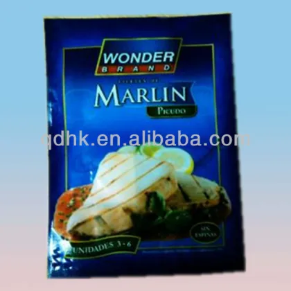 heat sealed laminated decorative printed plastic marlin bag