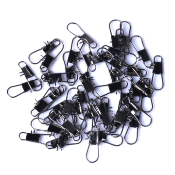50pcs/Bag Metal Pin Lure Fishing Buckle Tackle Accessories B Type Fishing Pin