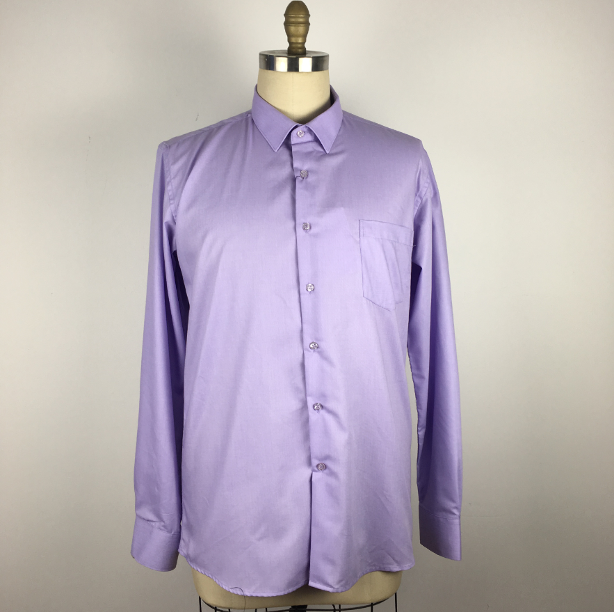 men's long sleeve purple color shirts premium cotton