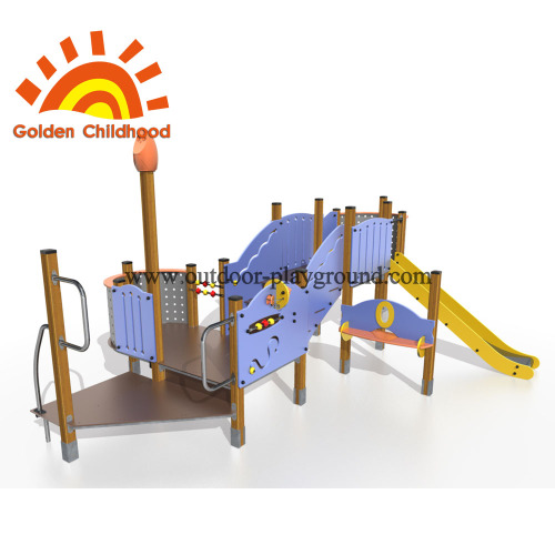 Flour Bridge Outdoor Playground Equipment Untuk Anak-Anak