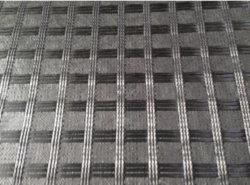 Fiberglass Geogrid Stitched With Geotextile Impregnated Bitumen