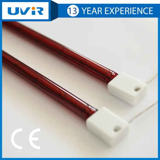 ruby white coat shortwave j118 halogen lamp 230v 400w