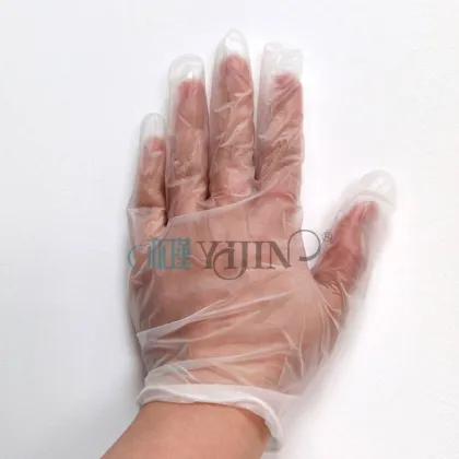 Cheap disposable thin plastic gloves