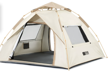 spacious pop up tent for outdoor camping trip