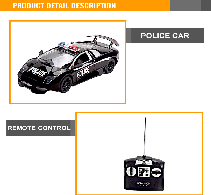 new product vehicle rc police car toy