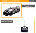 Kereta RC 1:14 polis kereta mainan