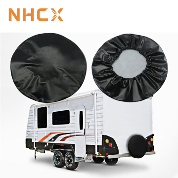 Waterproof RV Tire Cover for Caravan Wheel - NHCX Tire Spare Cover Plastic