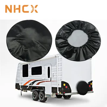 Waterproof RV Tire Cover for Caravan Wheel - NHCX Tire Spare Cover Plastic