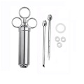Stainless Meat Injector Syringe BBQ Grill Smoker Steak