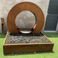 Corten Steel Water Feature/Fountain with Water Reservoir