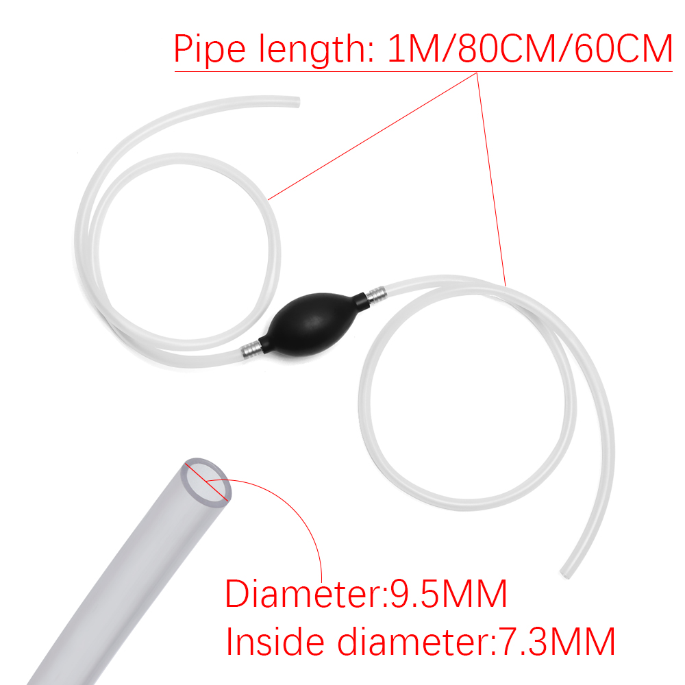 1PC Oil Water Petrol Diesel Fuel Liquid Transfer Fuel Liquid Transfer Pump Manual Hand Pump Suction Pump Pipe Home Use