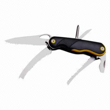 Pocket Knives with Plastic Handle, Made of Stainless Steel Tools, Available in Various Colors