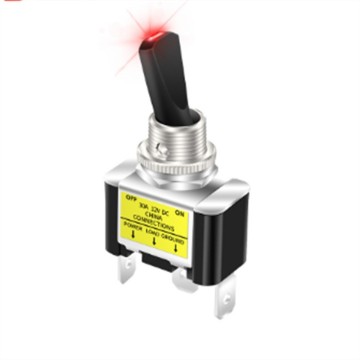 ASW-07D-2 LED 12V 20A Car Button Rocker Switch with Waterproof Cover - Factory Wholesale Price
