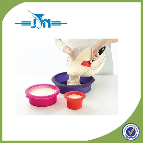 Multifunctional single flower shape silicone cake mold with CE certificate