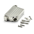 Conector de plástico de plástico D-sub plateado