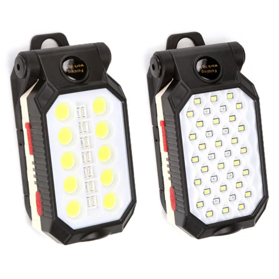 WARSUN Amazon Rechargeable Portable Work Light with Folding Magnetic Base and COB LED Technology